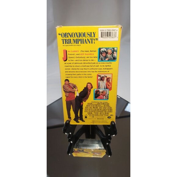 Dumb and Dumber VHS Tape 1995 Jim Carrey Jeff Daniels - Picture 2 of 2